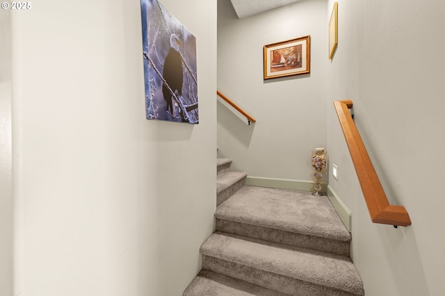 12 NW 17th Pl, Warrenton, OR 97146 - staircase with carpet flooring and baseboards