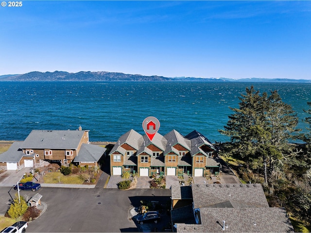 12 NW 17th Pl, Warrenton, OR 97146 - water view featuring a mountainous background