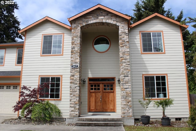 2917 SW 198th Ave, Beaverton, OR 97003 - craftsman inspired home with stone siding and a garage