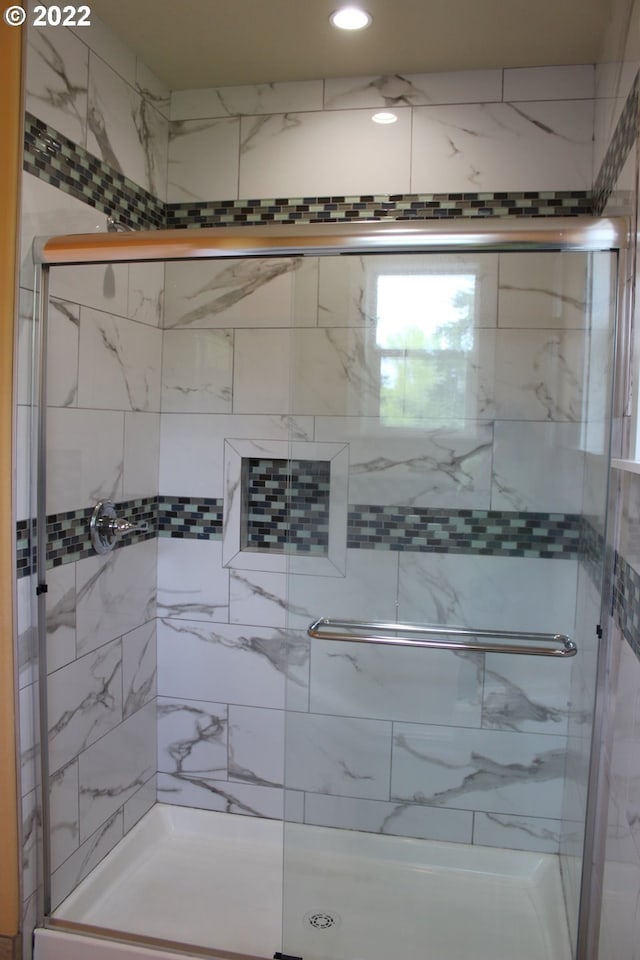 2917 SW 198th Ave, Beaverton, OR 97003 - full bath with a shower stall and recessed lighting
