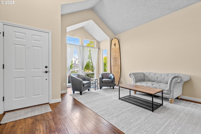 702 SW Burlingame Cir, Troutdale, OR 97060 - foyer with wood finished floors and high vaulted ceiling