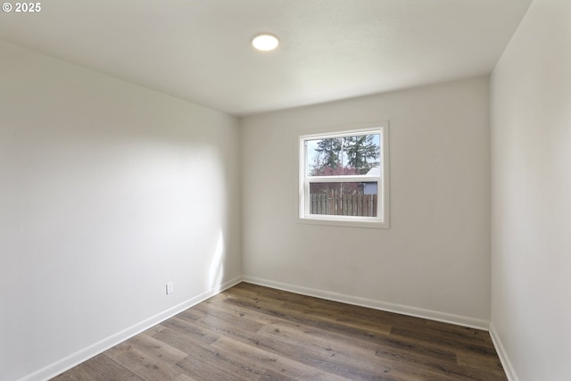 53112 NW Manor Dr, Scappoose, OR 97056 - unfurnished room with baseboards and wood finished floors