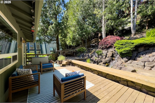 6750 SW Parkwest Ln, Portland, OR 97225 - deck with outdoor lounge area