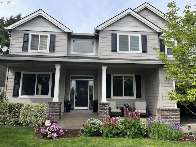 craftsman house featuring a porch