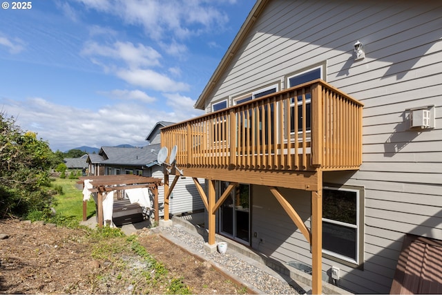 view of deck