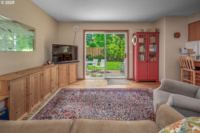 8911 SW 49th Ave, Portland, OR 97219 - living area featuring light wood-type flooring