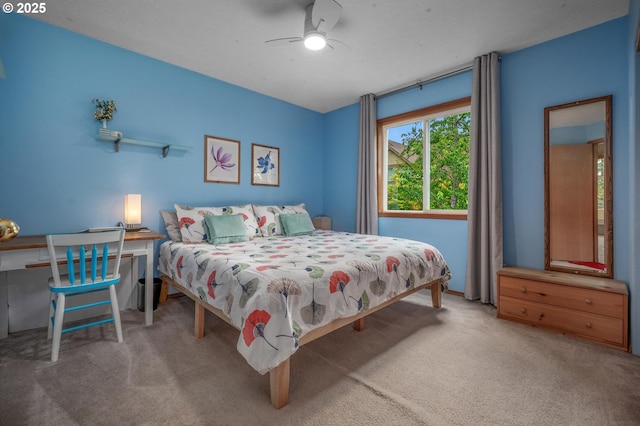 8911 SW 49th Ave, Portland, OR 97219 - bedroom featuring carpet floors and a ceiling fan