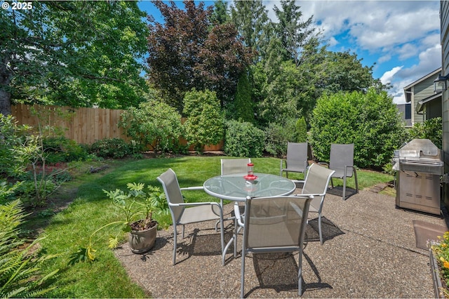 8911 SW 49th Ave, Portland, OR 97219 - view of patio / terrace with outdoor dining space and a grill