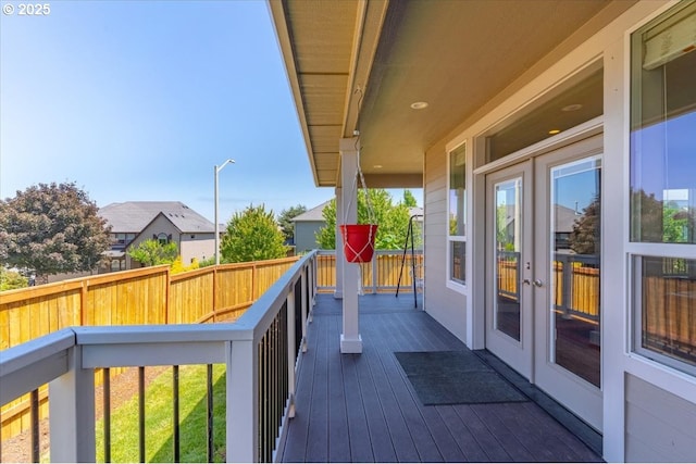 2871 Wing Tip Ave, Salem, OR 97304 - wooden deck featuring french doors