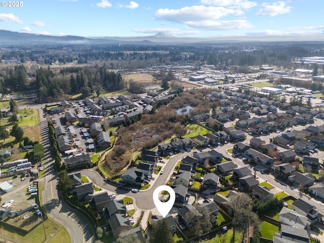 birds eye view of property featuring a residential view