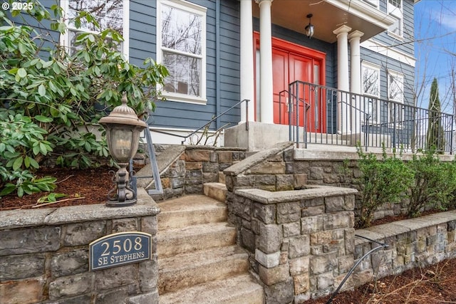 view of property entrance