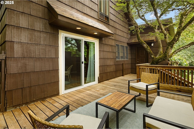 2112 Agate St, Eugene, OR 97403 - deck featuring an outdoor hangout area