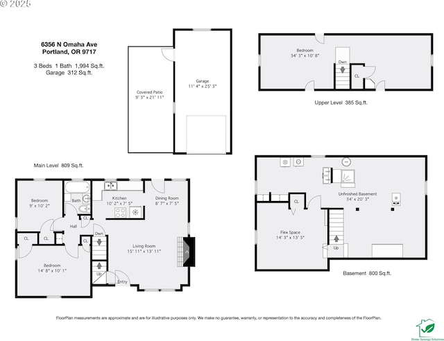 6356 N Omaha Ave, Portland, OR 97217 - property floor plan