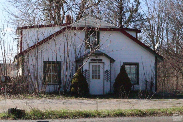 view of front of home