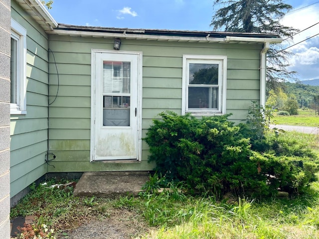 view of entrance to property