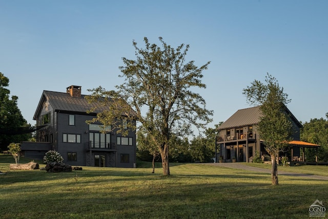 exterior space with a deck