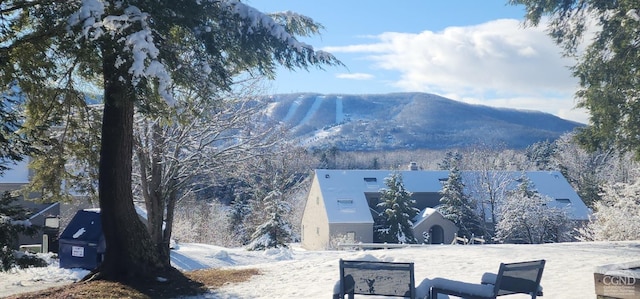 view of mountain feature