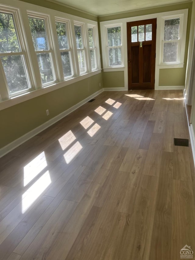 interior space with plenty of natural light