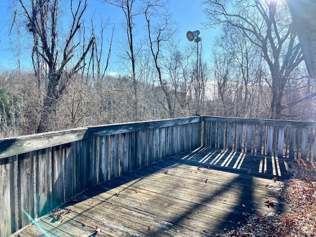 view of deck