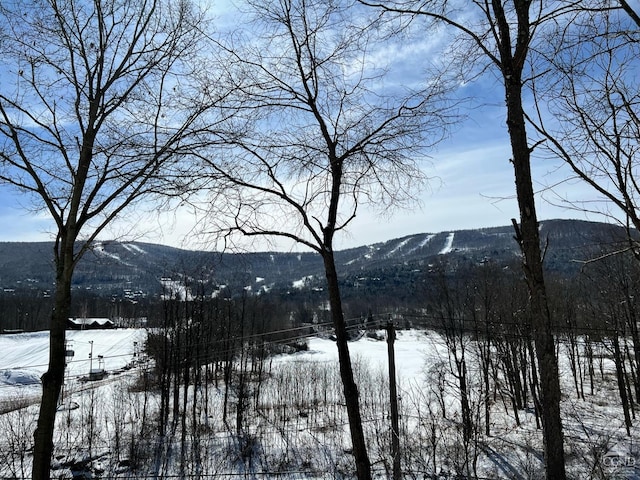 property view of water with a mountain view