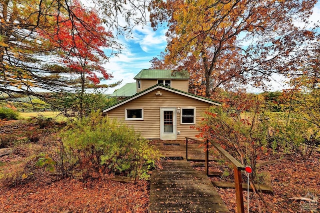 view of back of property