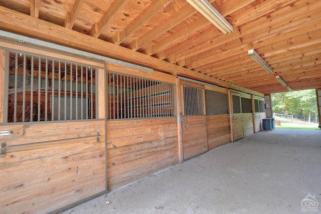 view of stable