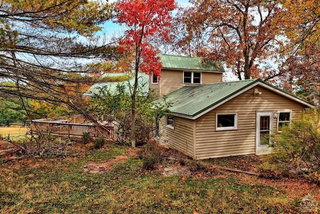 view of back of property