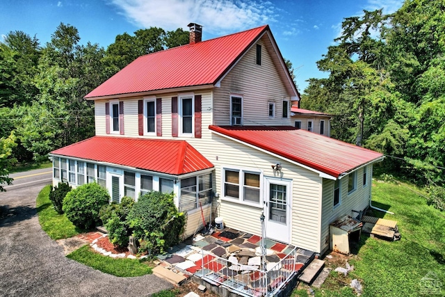 view of back of property