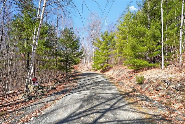 view of road