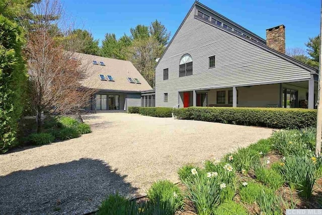 view of rear view of house