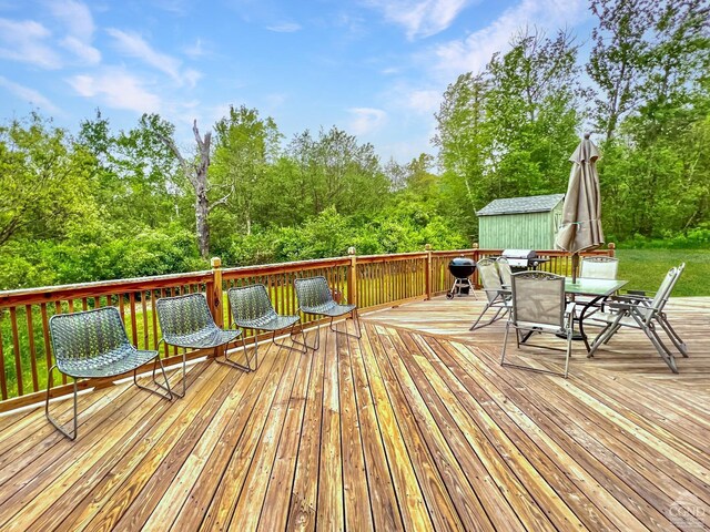 view of deck