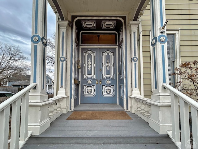 view of entrance to property