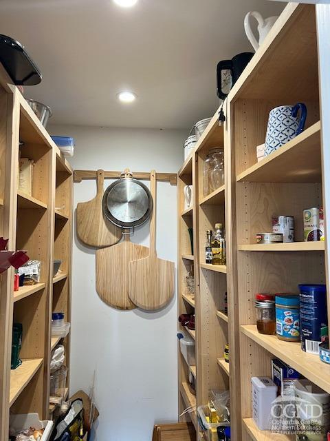 view of storage area