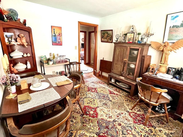 interior space featuring hardwood / wood-style floors