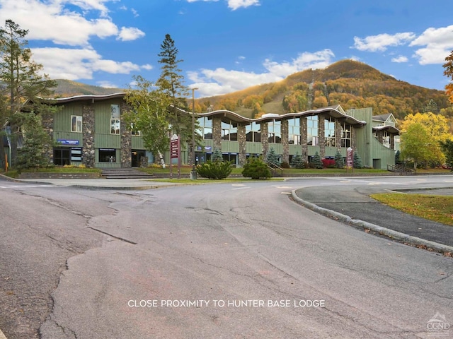 view of street featuring a mountain view