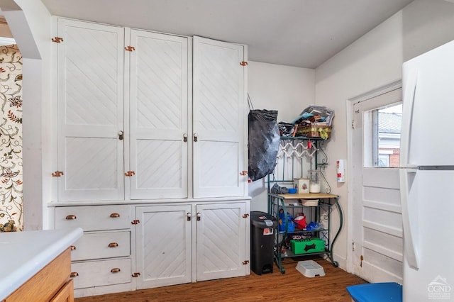 interior space featuring hardwood / wood-style flooring