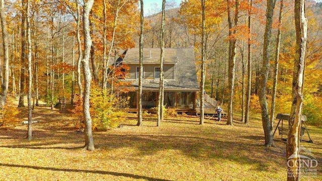 view of rear view of house