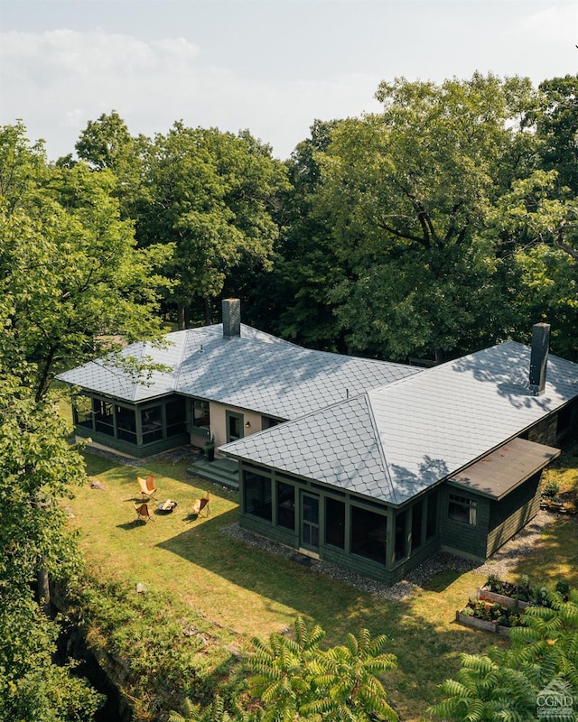 bird's eye view