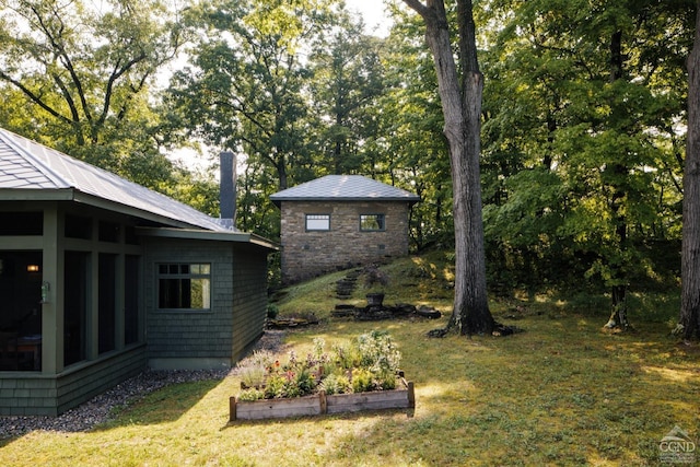 view of yard