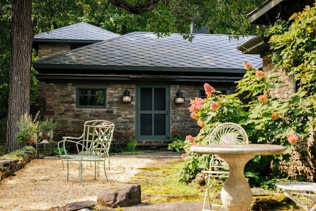 view of rear view of property
