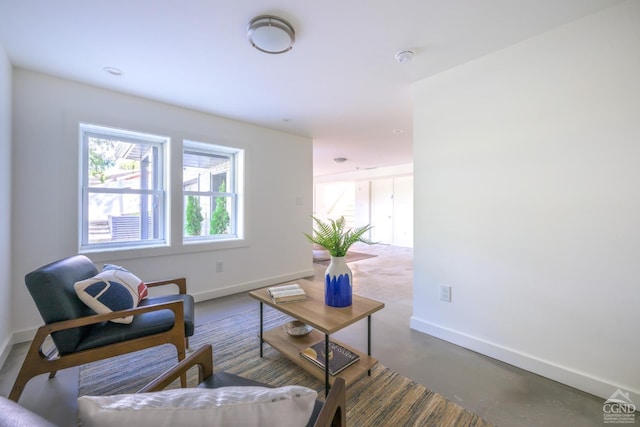 view of sitting room