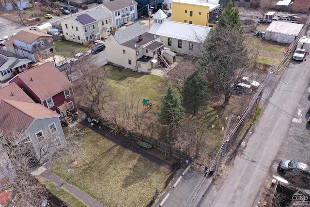 bird's eye view featuring a residential view