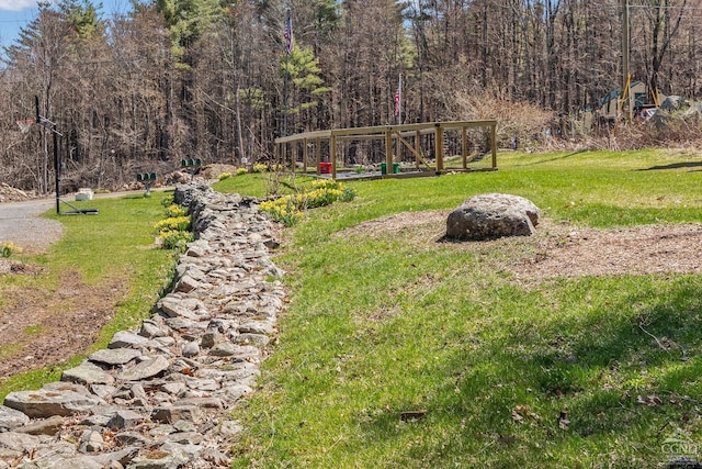 view of yard