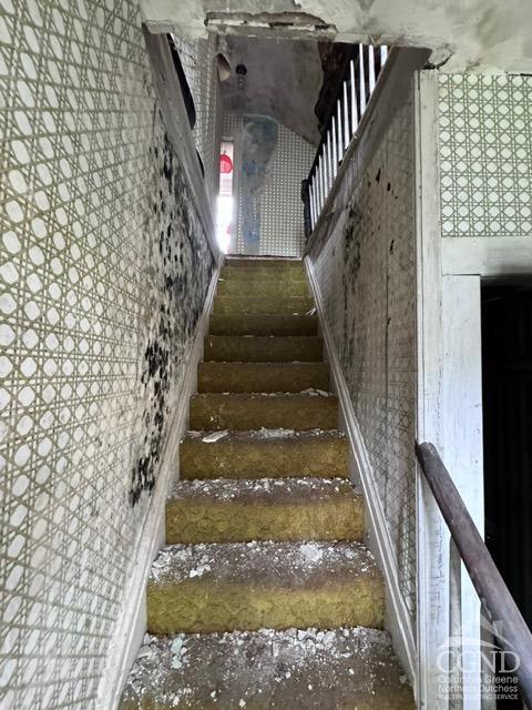 view of staircase