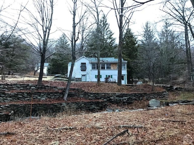 view of front of home