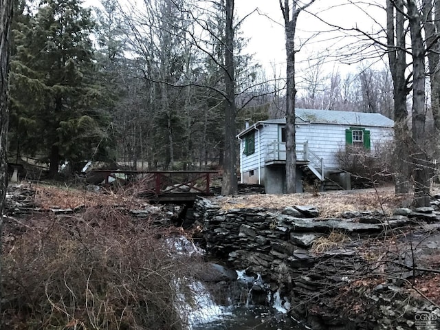 view of side of property