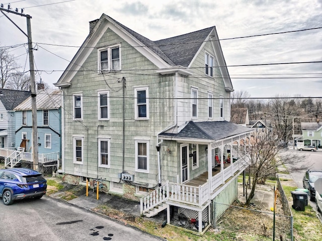 view of back of property