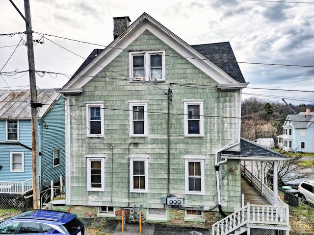 view of rear view of house