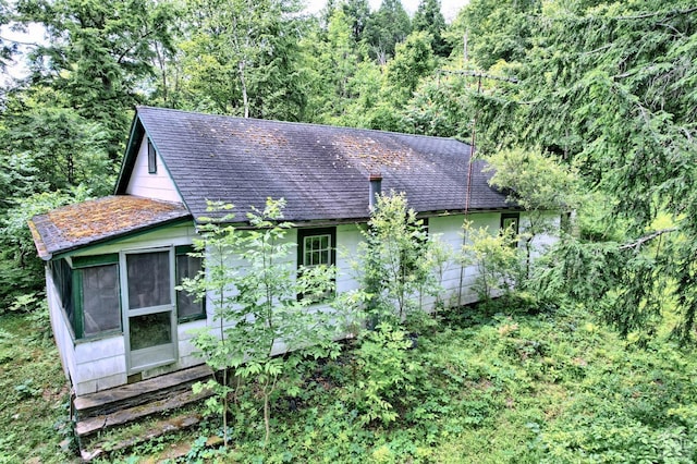 view of rear view of house