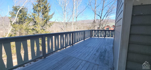 view of deck